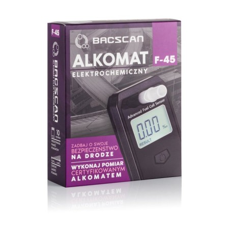 Alcoholímetro bacscan f-45 (electroquímico)