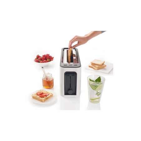 Tostadora delonghi purease toaster ht 3110 wh negro, blanco 1000 w