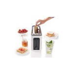Tostadora delonghi purease toaster ht 3110 wh negro, blanco 1000 w