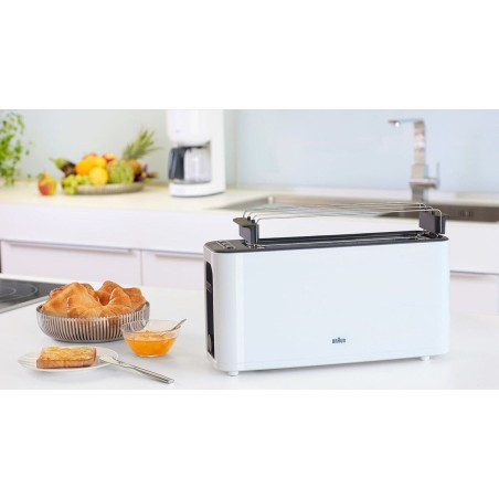 Tostadora delonghi purease toaster ht 3110 wh negro, blanco 1000 w
