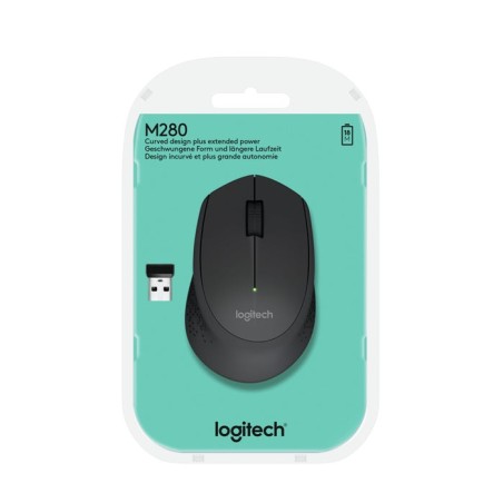 Logitech m280 ratón inalámbrico hasta 1000 dpi 910-004287