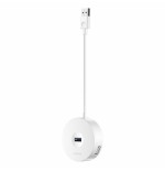 Hub baseus cahub-f02 (3x usb 2.0, 1x usb 3.0, color blanco)