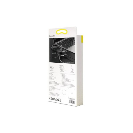 Hub baseus cahub-g02 usb-c (3x usb 2.0 1x usb 3.0 color blanco)