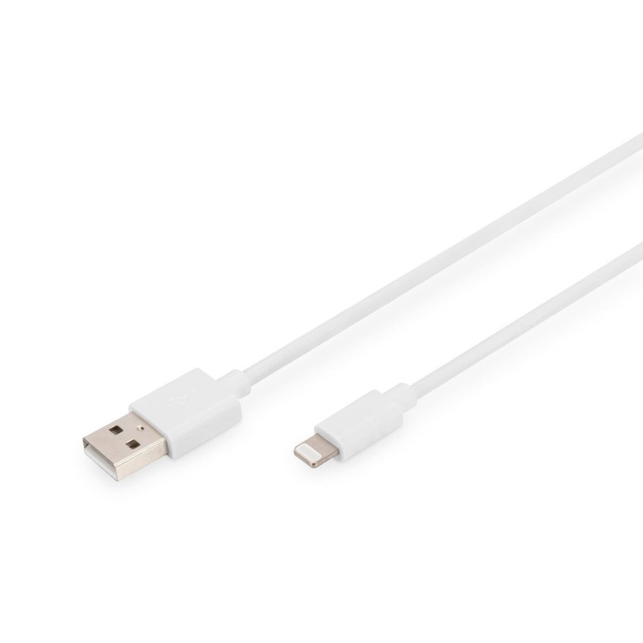 Digitus cable de datos/carga lightning a usb a, certificación mfi