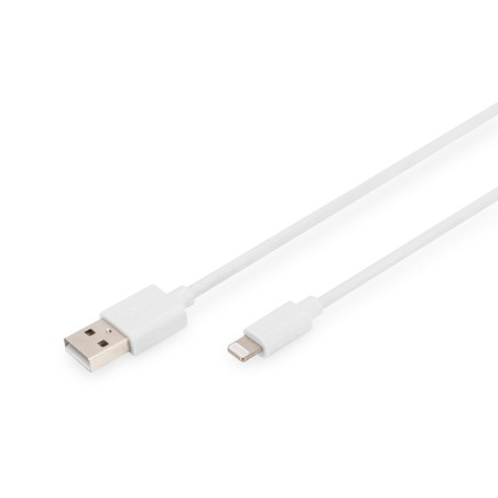 Digitus cable de datos/carga lightning a usb a, certificación mfi