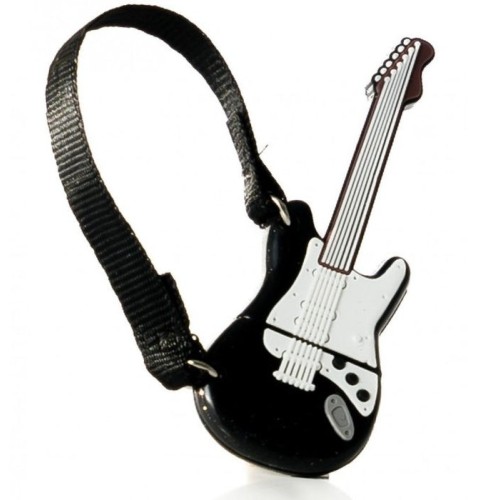 Pendrive 32gb tech one tech guitarra black and white usb 2.0