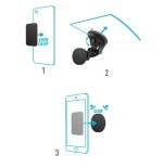 Mobilis 044006 soporte teléfono móvil/smartphone, navegante negro soporte pasivo