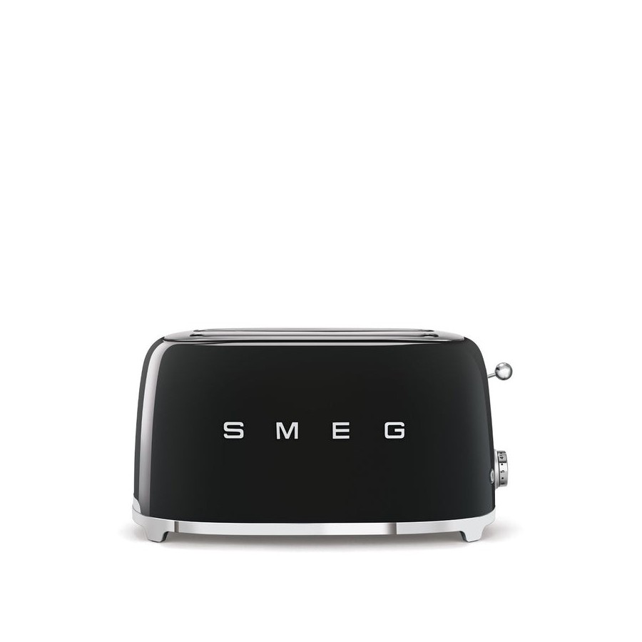 Tostadora smeg tsf02bleu 2 ranuras largas 1500w negra