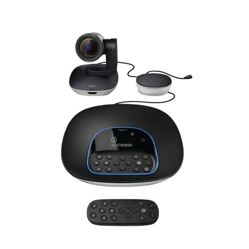 Logitech kit sistema de videoconferencias con camara ptz pro fullhd 30fps zoom x10