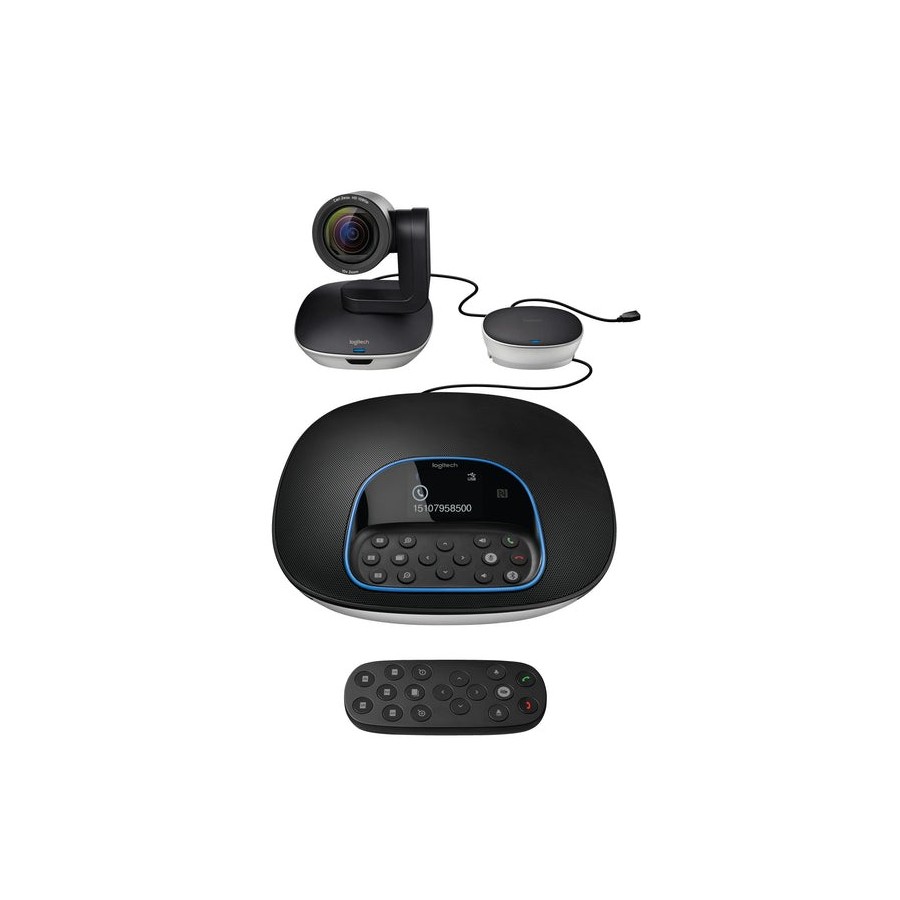 Logitech kit sistema de videoconferencias con camara ptz pro fullhd 30fps zoom x10