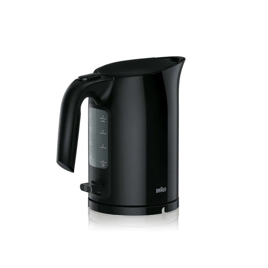 Hervidor de agua braun wk 3000 bk 1 l negro 2200 w