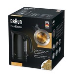 Hervidor de agua braun wk 3000 bk 1 l negro 2200 w