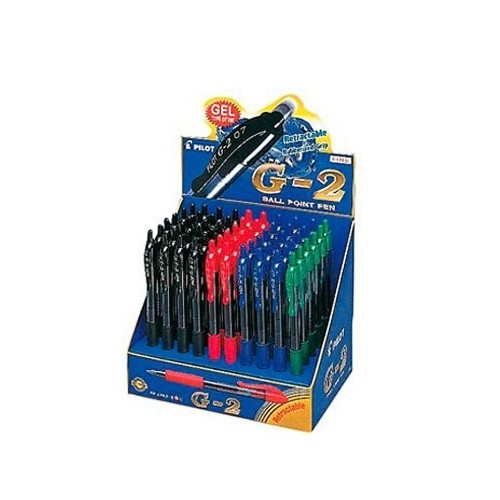 Expositor 60 boligrafos g-2 pilot  expositor 60 boligrafos g-2 pilot bl-g2-7-60dpk