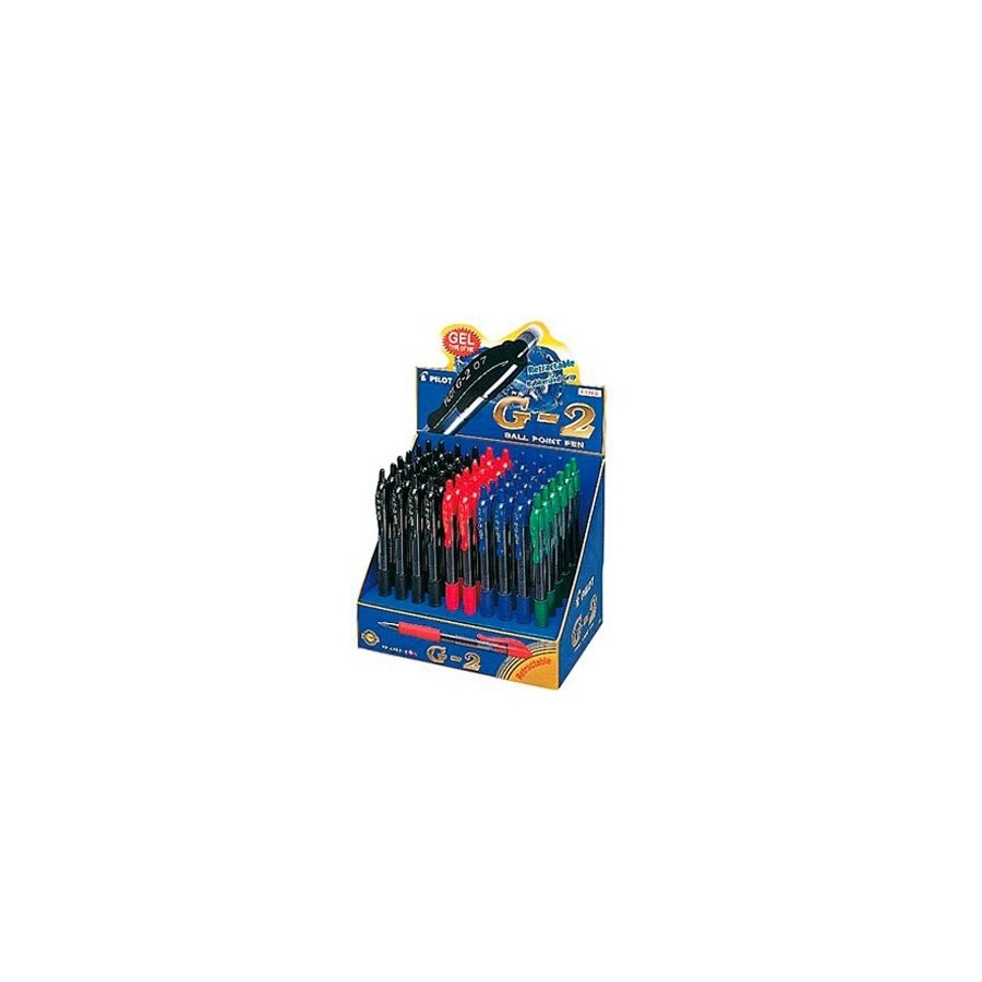 Expositor 60 boligrafos g-2 pilot  expositor 60 boligrafos g-2 pilot bl-g2-7-60dpk