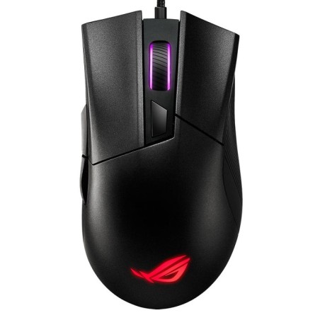 Raton asus rog gladius ii core 6200dpi / 6 botones / retroiluminado / usb