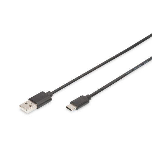 Digitus cable usb a usb type-c 2.0 1m negro