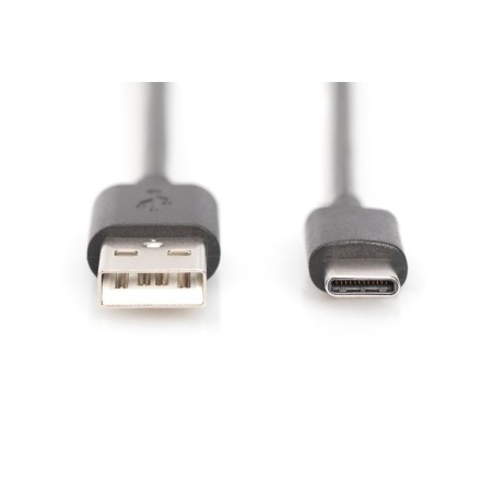 Digitus cable usb a usb type-c 2.0 1m negro