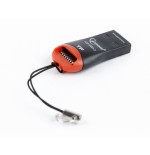 Lector de tarjetas externo gembird fd2-msd-3 microsd, microsdhc
