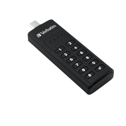 Pendrive verbatim 128gb 3.0 typ a keypad secure drive aes