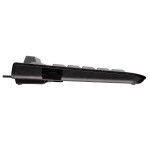 Cherry kc 1000 sc teclado usb qwerty inglés de ee. uu. negro