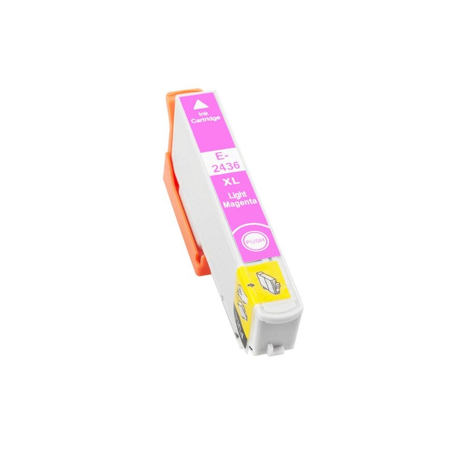 Tinta compatible epson t2436 24xl magenta light  c13t24364010 / c13t24264010
