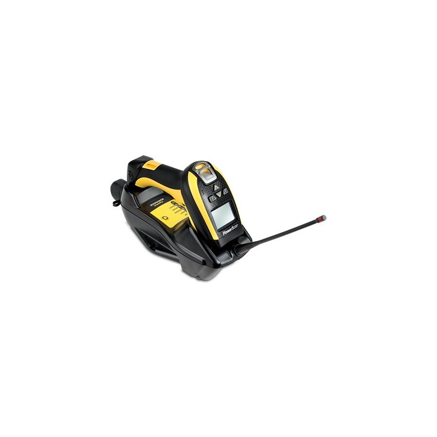 Lector de códigos de barras portátil  datalogic powerscan pm91001d led negro, amarillo