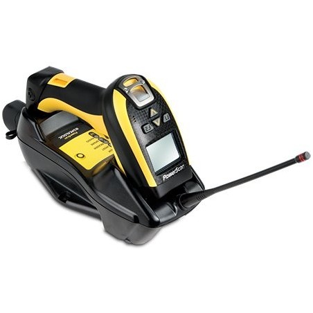 Lector de códigos de barras portátil  datalogic powerscan pm91001d led negro, amarillo