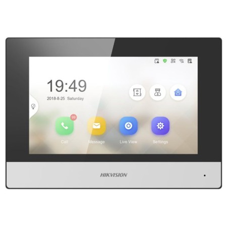 Monitor 7" para videoportero wifi hikvision sistema ip