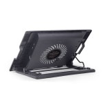Gembird base refrigeradora portatil 17" con ajuste nbs-1f17t-01