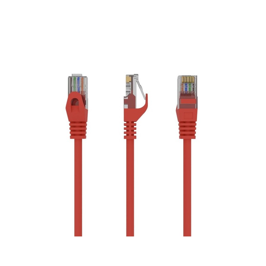 Gembird cable de red utp cat6 3m rojo pp6u-3m/r