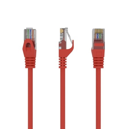 Gembird cable de red utp cat6 3m rojo pp6u-3m/r