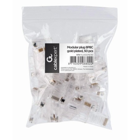 Gembird conector rj45 cat5 50uds plug3up6/50