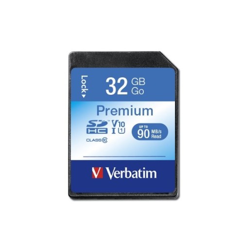 Verbatim secure digital 32gb sdhc v10 u1 43963