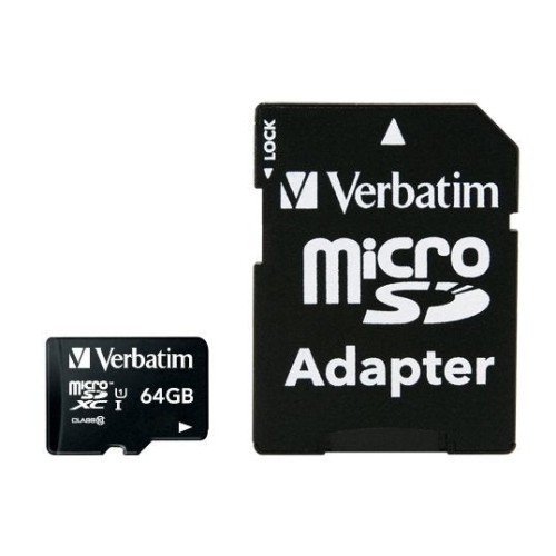 Verbatim premium micro sdxc 64gb cl10 uhs-1 44084