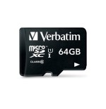 Verbatim premium micro sdxc 64gb cl10 uhs-1 44084