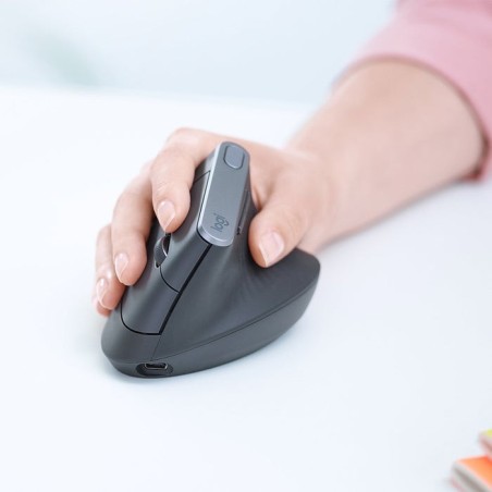 Ratón logitech vertical mx hasta 4000 dpi - 910-005448