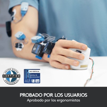 Ratón logitech vertical mx hasta 4000 dpi - 910-005448