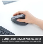 Ratón logitech vertical mx hasta 4000 dpi - 910-005448