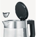 Severin wk 3468 tetera eléctrica 1 l 2200 w negro, acero inoxidable, transparente