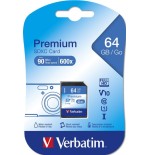 Verbatim secure digital 64gb sdxc cl10 uhs-1  44024