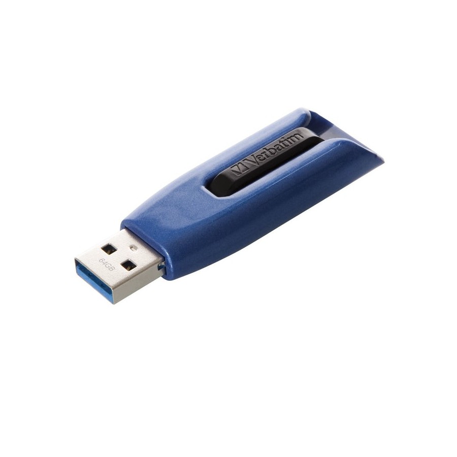 Pendrive verbatim 64gb store 'n' go v3 max 3.0 (3.1 gen 1) azul  49807