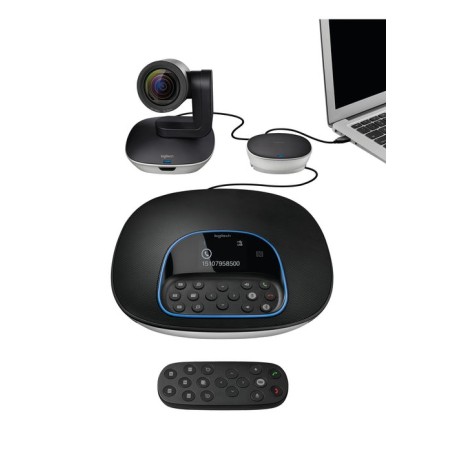 Logitech kit sistema de videoconferencias con camara ptz pro fullhd 30fps zoom x10