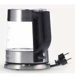 Severin wk 3468 tetera eléctrica 1 l 2200 w negro, acero inoxidable, transparente