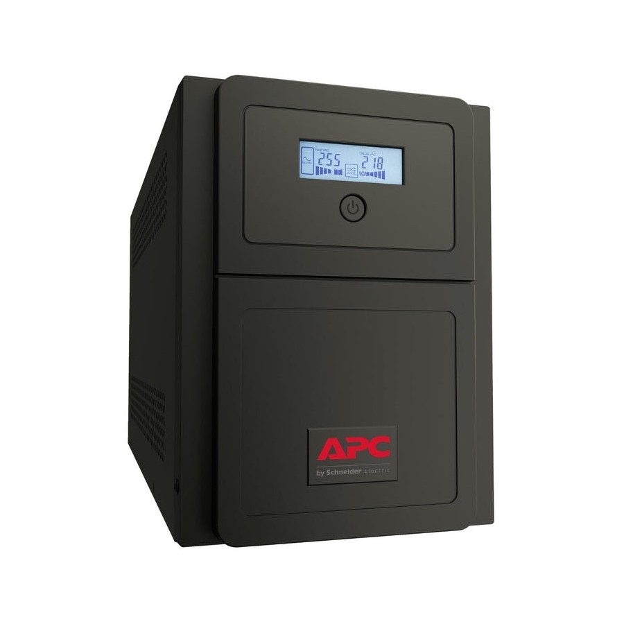 Apc easy ups smv sistema de alimentación ininterrumpida (ups) línea interactiva 1500 va 1050 w 6 salidas ac