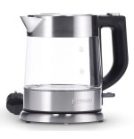 Severin wk 3468 tetera eléctrica 1 l 2200 w negro, acero inoxidable, transparente