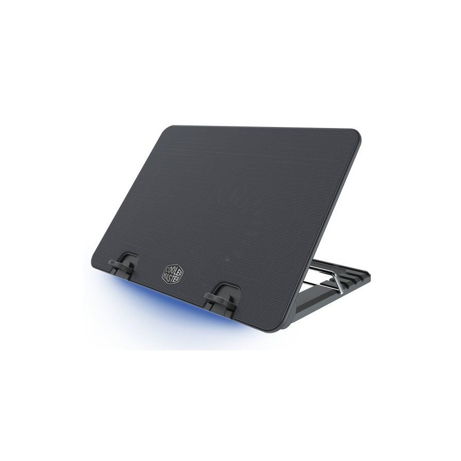 Coolermaster base refrigeradora port. ergostand iv negro/1 ventilador/4xusb 2.0/1 micro usb/17  r9-nbs-e42k-gp