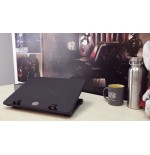 Coolermaster base refrigeradora port. ergostand iv negro/1 ventilador/4xusb 2.0/1 micro usb/17  r9-nbs-e42k-gp