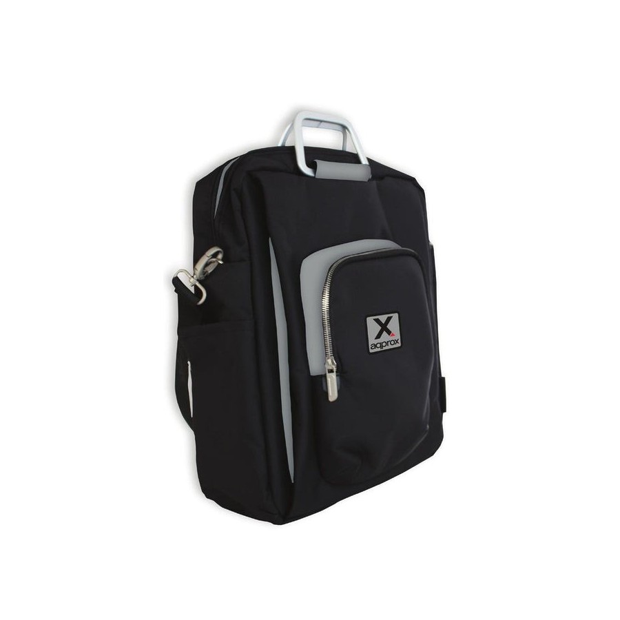 Approx maletin de portatil 15.6 negro/gris appnbst15bg