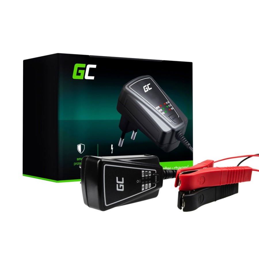 Green cell cargador para baterias 6v / 12v (1a)