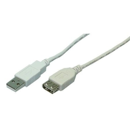 Logilink cable usb 2.0 (alargo) m/h 1.80m cu0010